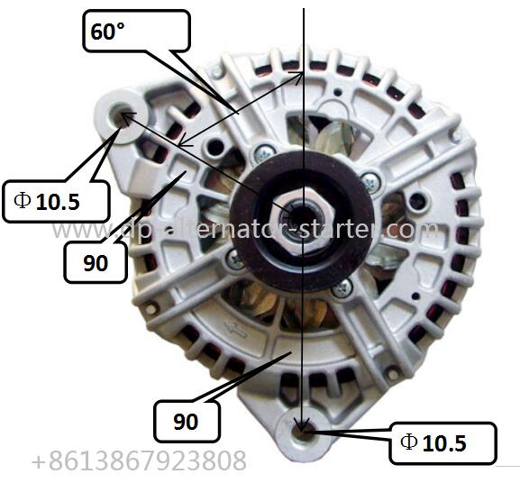 12725 BOSCH 0124655033 汽车发电机 Alternator 24V 130A 全新