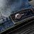 Jjz Beige Stitching Men's Lapel Fashion Denim Jacket Korean Style Slim-Fitting Jacket Denim Short Gown Men's Shirt Fashion