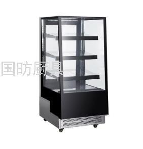 350L Thickened Rear Door Freezer Vertical New Frozen to Keep Fresh Display Cabinet for School Supermarket