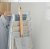 Multifunctional Pants Rack Household Multi-Layer Pants Wardrobe Seamless Retractable Folding Trouser Press Solid Wood Magic White Clothes Rack