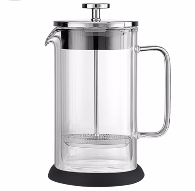 350ml Double Layer Glass Cup Coffee Pot French Press Kettle Borosilicate Heat-Resistant Glass 304 Filter Device