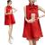 Slimming Summer New Organza Bow Chiffon Dress Korean Style Women's