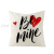 Valentine's Day Pillow Custom Nordic Pink Car Rose Linen Office Cushion Sofa Cushion Cross Hot Sale