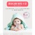 Infant Doll Appeasing Towel Baby Animal Doll with Teether Rattle Ringing Paper Plush Toy D