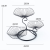 Nordic Fruit Plate Creative Modern Living Room Home Three-Layer Fruit Plate Simple Iron Multi-Layer Fruit Plate High-End Small Exquisite