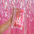 1*2 M 3 M Holiday Party Decorative Candy Tinsel Curtain Photography Background Wall Arranged Candy-Colored Tinsel Curtain