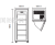 400L Commercial Upright Refrigerated Display Cabinet I656*656*1892mm