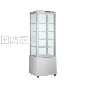 215L Four-Side Glass Refrigerated Display Cabinet Cake Fresh Cabinet Desktop Refrigerated Cabinet Vertical Cooked Beverage Freezer