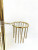 Golden Stainless Steel Vertical Toilet Brush Cleaning Brush Storage Rack Cleaning Brush Set