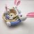 Factory in Stock Household Supplies European and American Storage Basket Handwoven Storage Basket Three-Piece Rabbit Basket