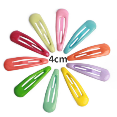 Korean Version 4cm Colorful Oil Necklace BB Clip Macaron Color Series Cute Children Baby Hair Accessories Fringe Clip Side Clip