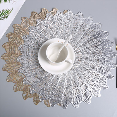 Nordic Tableware Mat Western-Style PVC Placemat Insulated Dining Table Mat Household Anti-Scald and Waterproof Table Mat