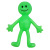 Factory Wholesale Hot Sale TPR Soft Rubber Villain Doll Smiley Face Expression Stretchable Office Ornaments Vent Toys