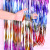 New 1 * Party Birthday Party Wedding Hotel Event Scene Decoration Background Decoration Blooming Tinsel Curtain