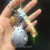 Heart Bear Pendant Keychain Acrylic Crystal Bag Pendant Creative Student Bag Ornaments Pendant Wholesale