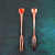 Retro Butterfly Coffee Spoon Stirring Spoon with Diamond Hanging Spoon Factory Direct Sales Support Customization