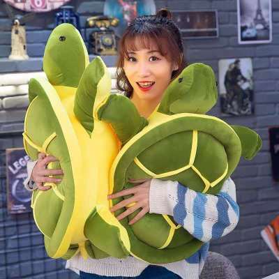 Factory Wholesale Sales Plush Toy Pillow Turtle Doll Children's Toy Cartoon Doll Cute Gift