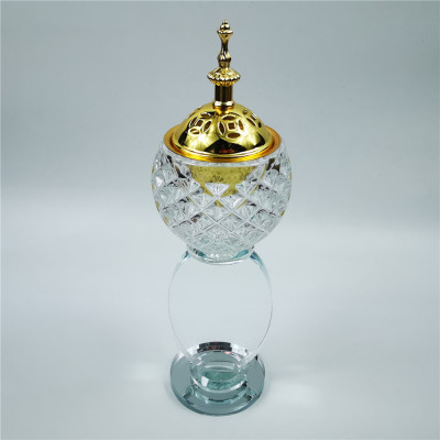 Crystal Incense Burner Incense Burner Incense Burner Charcoal Burner Muslim Halal Arab Factory Direct Sales