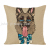 Cartoon Anime Linen Digital Printed Pillowcase Support Custom Sofa Office Cushion Car Back