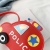 2021 Spring and Summer New Korean Style Children's Bags 3D Police Car Messenger Bag Pu Cartoon Change Accessory Bag