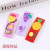 Japan and South Korea Internet Hot Same Fruit Cartoon Children Barrettes Rectangular Printing Hairpin Headdress Ornament Shredded Hair Bangs Clip