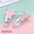 Children's Colorful Quicksand Barrettes Transparent Sequins Hair Clip Side Clip Student Cute Princess Hair Accessories Five Stars Hairpin Ornament