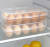 Independent Cover Kitchen Refrigerator Food Egg Storage Box Plastic Compartment Refrigerator Crisper Shatterproof 10 Compartment Storage Box