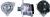 0124655511 NEW Bosch  Alternator Generator Dynamo 24V 90A  for Mitsubishi ,Warranty 1 Year 