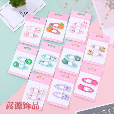 Children's Hair Barrettes Cute Cartoon Hair Pin Bang Clip Girls' Side Clip BB Clip