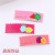 Japan and South Korea Internet Hot Same Fruit Cartoon Children Barrettes Rectangular Printing Hairpin Headdress Ornament