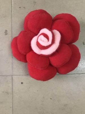 Factory Direct Sales Rose Pillow Rose Plush Toy Cushion Cushion Girl Valentine's Day Gift Wholesale