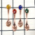 Retro Coffee Spoon Diamond-Embedded Gorgeous Palace Style Spoon Dessert Spoon Stirring Spoon