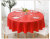 Waterproof Heat Proof and Oil-Proof Disposable round Tablecloth Hotel Hotel Tablecloth Fabric Household PVC Thickened