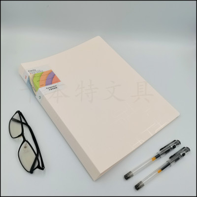 A4 Info Booklet Office Homocentric Squares Pattern wen jian ce Factory Direct Sales Student Test Paper Book Self-Produced and Self-Sold Insert Bag