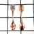 Retro Coffee Spoon Diamond-Embedded Gorgeous Palace Style Spoon Dessert Spoon Stirring Spoon