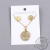 Love Necklace Women's Butterfly Clavicle Chain Earrings Set 2020 New Popular Net Red Simple Temperament Non-Fading Ornament