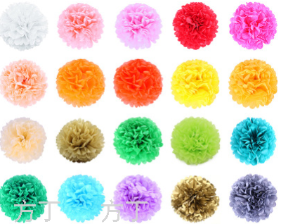 12 "30'' Paper Flower Ball Wholesale European and American Popular Party Decoration, Paper Flower Ball