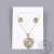 Internet Celebrity Whale Necklace and Earrings Suite Female Korean Style Elegant Stars Clavicle Chain Girlfriends' Gift Student All-Match Necklace