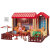 With Light Princess Warm Little Home Villa 668-32A Play House Splicing Educational Children's Toys Mixed Wholesale
