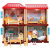 With Light Princess Warm Little Home Villa 668-27A Play House Splicing Educational Children's Toys Mixed Wholesale