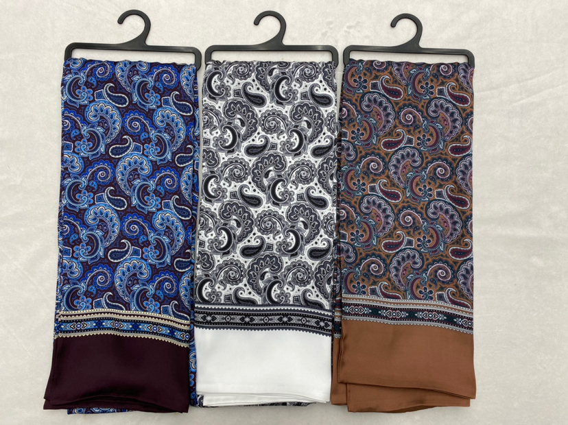 数码印花图案男士长巾