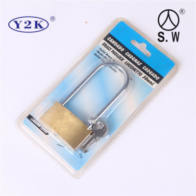 Long and Short Beam Copper Padlock Cabinet Door Lock Security Lock Luggage Lock Power Lock Can Be Opened Universal Double Bubble Packaging