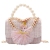 Trendy 2020 Winter New Chanel-Style Princess Bag Pearl Hand Bear Accessories Girls' Shoulder Crossbody Children's Bags