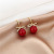 Short Ear Hook Symmetrical Bow Pearl Earrings Personality Minimalist Elegant Petite Earrings Women