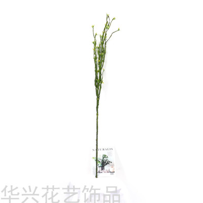 Artificial Flower Single Willow Rattan Wedding Home Furnishing Ornamental Flower Plastic Flower & Branch Idyllic and Retro Artificial Silk Flower Manufacturer