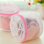 Folding Bra Wash Bag Underwear Laundry Bag White Nylon Strap Stent Mesh Fine Mesh Buggy Bag