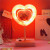 Xingyue Photo Frame Led Table Lamp Peach Heart Photo Frame Storage Beauty Lamp Warm Light Colorful Light Studio KT-C