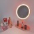 Smart Led Make-up Mirror Ins Desktop Desktop Storage Fill Light Mirror Wholesale Beauty Luminous Makeup Mirror