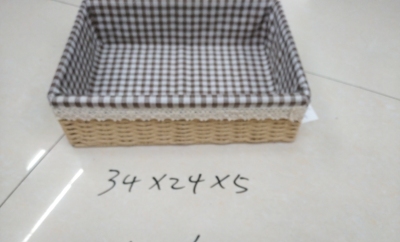 Hand-Woven Paper String Storage Basket