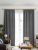 Nordic Modern Simple Solid Color Cotton Linen Curtain Shading Finished Customized Living Room Bedroom Bay Window Hotel Dormitory Curtain